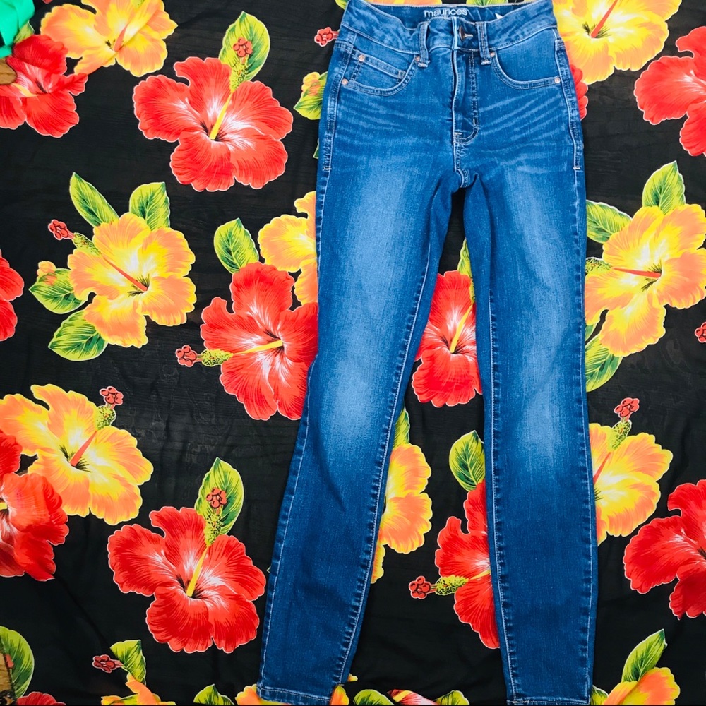 Maurices Everflex High Rise Skinny Jeans 0